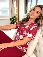 Pyžamo Donna Brigitte s 3/4 rukávmi, veľkosti M–2XL