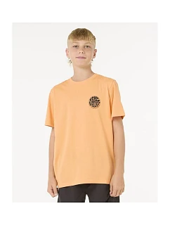 Dětské tričko  Icon Tee – oranžové model 22235684 - Rip Curl
