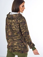 3dielna súprava Vresoviská blúzka, top a legíny hnedá + cappuccino