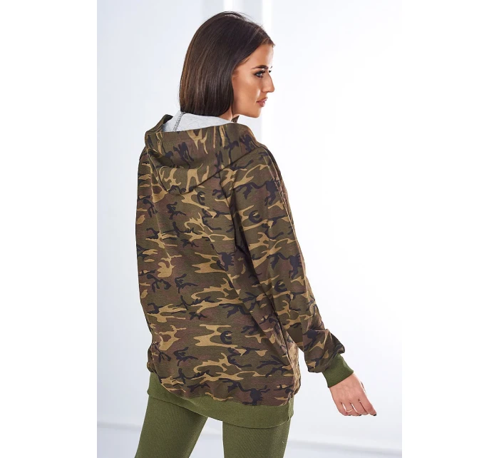 3dielna súprava Vresoviská blúzka, top a legíny hnedá + cappuccino