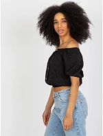 Bluzka LK BZ model 22317427 czarny - FPrice Bluzka LK BZ model 22317427 czarny - FPrice