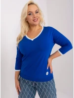 Bluzka RV BZ model 19154452 kobaltowy - FPrice