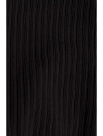 model 18002971 Pletené šaty s rolákem černé - Moe