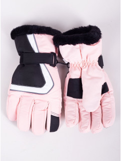 Dámske zimné lyžiarske rukavice Yoclub REN-0259K-A150 Pink