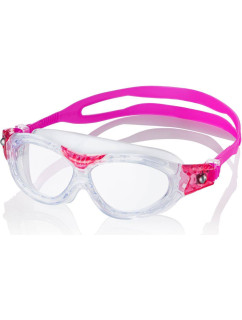 AQUA SPEED Plavecké okuliare Marin Kid Pink/Transparent Pattern 63