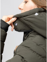 Dámska prešívaná zimná bunda GLANO - khaki