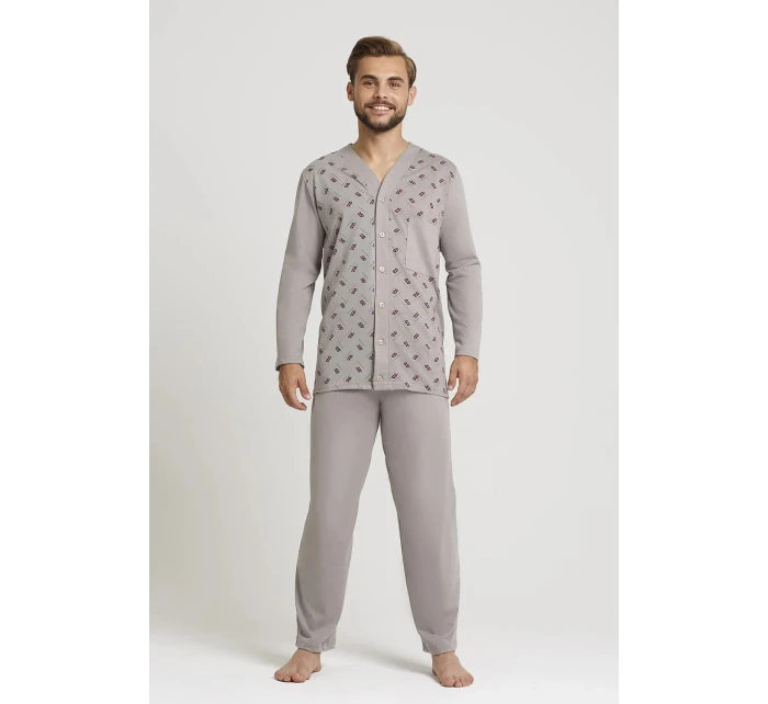 Pánske pyžamo bez zipsu 298 w/r 53001 - Gucio