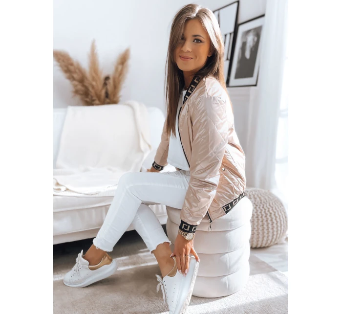 Dámská prošívaná bunda světle růžová Dstreet model 21968253 - FashionStreet