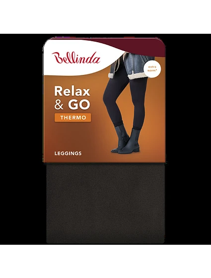 Termo legíny THERMO LEGGINGS - BELLINDA - černá