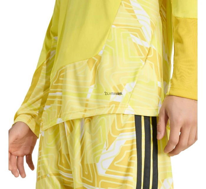 Pánsky súťažný brankársky dres adidas Tiro 26 s dlhým rukávom žltý KB5250 men