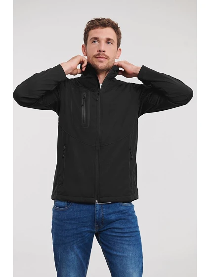 Pánská 3vrstvá sportovní softshell bunda 10. classic red model 22473490 - Russell Athletic Pánská 3vrstvá sportovní softshell bunda 10. classic red model 22473490 - Russell Athletic