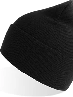 Atlantis Headwear Pure Pletená čiapka „Pure“ 33.8000 čierna