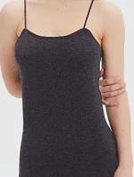 Dámske šaty na spanie QS6838E P7I tm.šedá - Calvin Klein