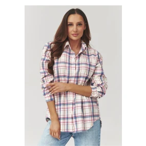 Košeľa s dlhým rukávom model 223230 Makadamia