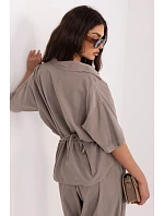 Košeľa s krátkym rukávom model 226016 Taliansko Moda Košeľa s krátkym rukávom model 226016 Taliansko Moda