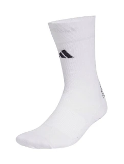 Adidas futbalové ponožky GRIP s potlačou Performance Crew White JZ3027
