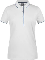 JN Dámské piqué polo s kontrastní légou 02.0 white/navy model 22489035 - Daiber