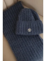 Dámská souprava čepice a dlouhý šátek z měkké příze model 21461074 - K-Fashion Dámská souprava čepice a dlouhý šátek z měkké příze model 21461074 - K-Fashion