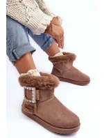 sněhule s tmavě hnědé model 21633625 - Boto