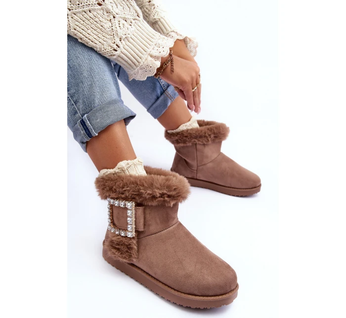 sněhule s tmavě hnědé model 21633625 - Boto