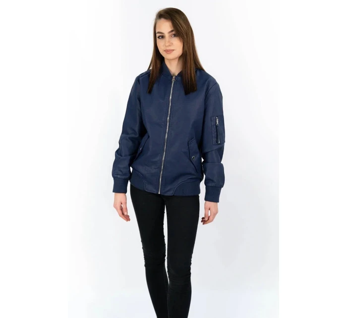 Tmavě modrá bunda typu model 5844480 - L. Style Tmavě modrá bunda typu model 5844480 - L. Style