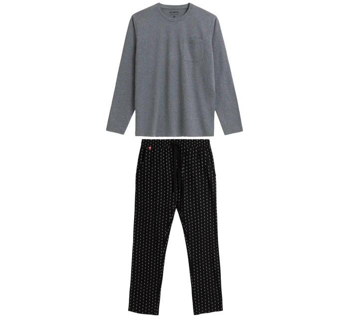 Pánske pyžamo 373 melange - Atlantic Pánske pyžamo 373 melange - Atlantic