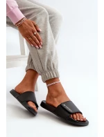 Damskie Klapki 4FMM00FFLIF031A-20S Czarne