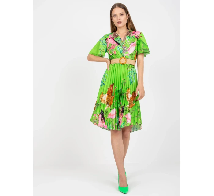 Šaty DHJ SK model 17445358 světle zelená - FPrice Šaty DHJ SK model 17445358 světle zelená - FPrice