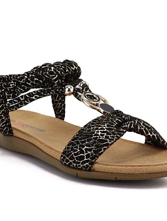 Dámske slip-on sandále čierne Artiker 58C0629