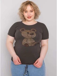 Blúzka RV BZ 6428.47 tmavá khaki