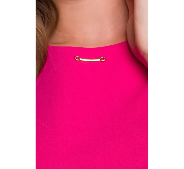 S408 Šaty bez rukávov - ružové S408 Šaty bez rukávov - ružové