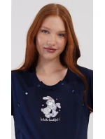 Dámske materská nočná košeľa Bunnies