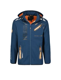 Pánská softshellová bunda NAVY DB MEN 068 NAVY / ORANGE / model 21768239 - Geographical Norway