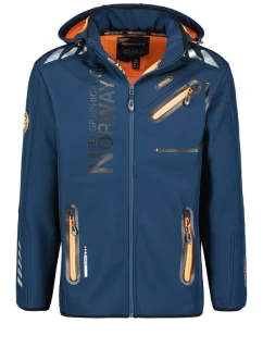 Pánská softshellová bunda NAVY DB MEN 068 NAVY / ORANGE / model 21768239 - Geographical Norway