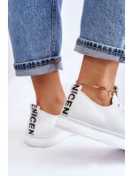 Trampki Damskie Klasyczne Białe Ville