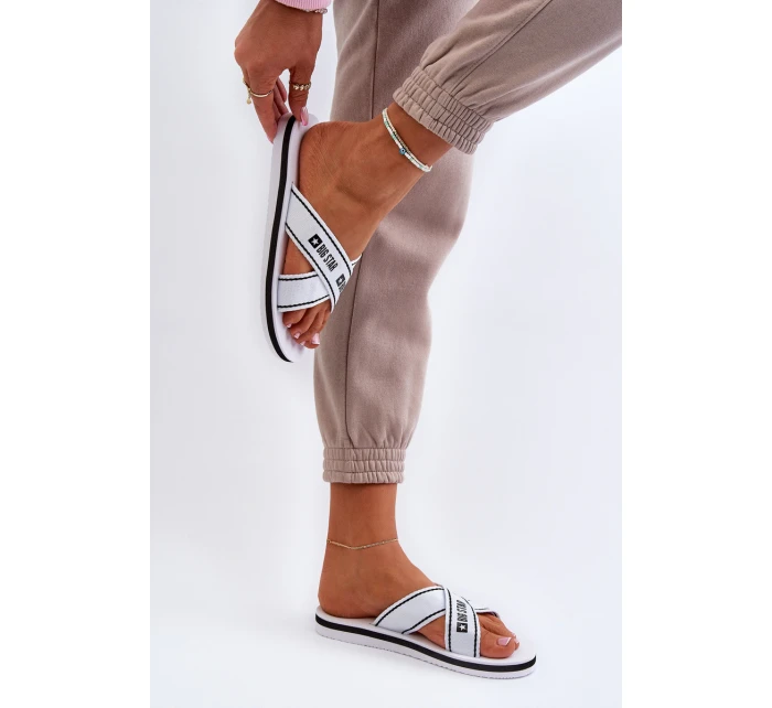 Dámské žabky na pěnové podrážce Big Star model 21652798 Bílé - Big Star Shoes