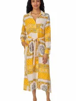 Dámska nočná košeľa YI30015 722 žltá - DKNY