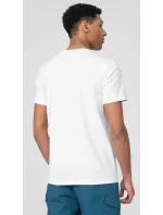 Pánske tričko H4L22-TSM014-10S biele - 4F