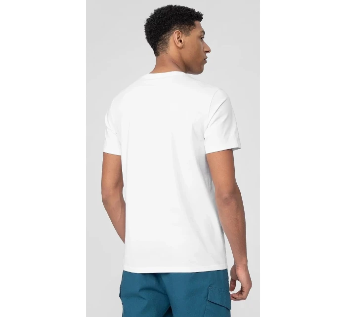 Pánske tričko H4L22-TSM014-10S biele - 4F