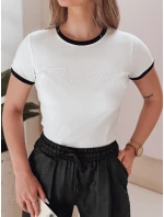 Dámské tričko s nápisem bílé Dstreet model 21988884 - FashionStreet