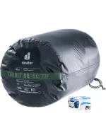 Syntetický spací vak Deuter Orbit SQ +6 (200 cm) - brečtan/ružová Syntetický spací vak Deuter Orbit SQ +6 (200 cm) - brečtan/ružová