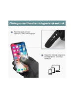 Rockbros zimné cyklistické rukavice čierne L