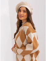 Světle béžová čepice model 20724709 béžová - FPrice Světle béžová čepice model 20724709 béžová - FPrice