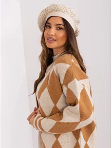 Svetlo béžová čiapka 231605 béžová - FPrice