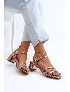 Sandále na podpätku model 196656 Vykročte štýlovo