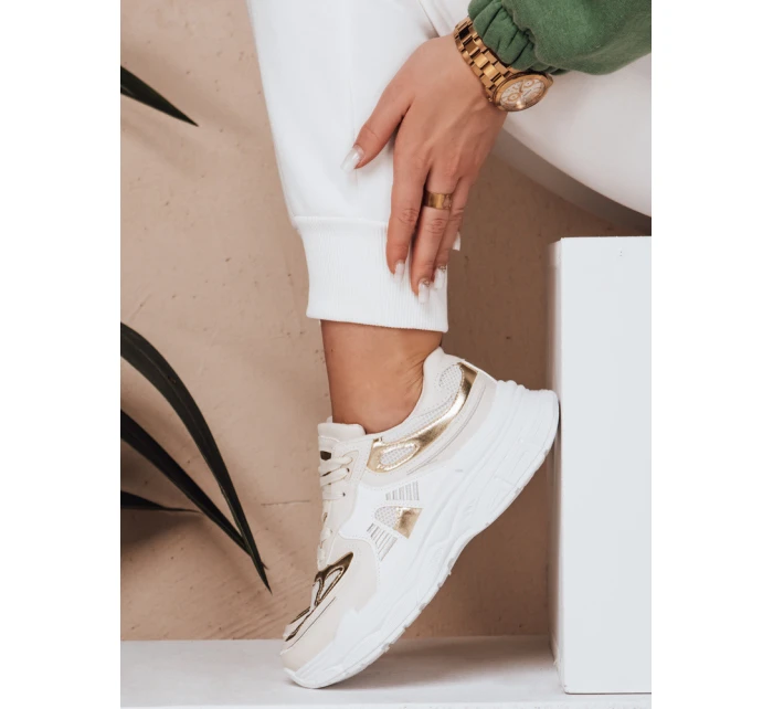 Dámské sportovní tenisky beige Dstreet model 21983277 - FashionStreet