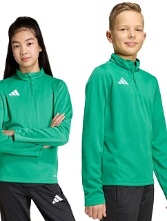 Detská mikina adidas Entrada 26 Training Top zelená JZ6632