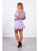 Vyšívaná sada vo fialovej farbe