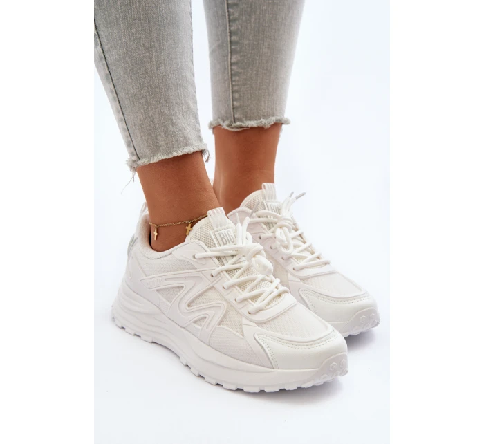 Sneakersy damskie Big Star NN274A084 Białe Sneakersy damskie Big Star NN274A084 Białe