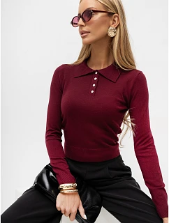 Sweter IR SW model 22303464 bordowy - FPrice